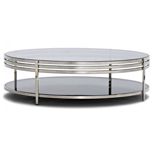 Столик Ula Round coffee table ULA002 Нержавеющая сталь в Уфе | Loft Concept 