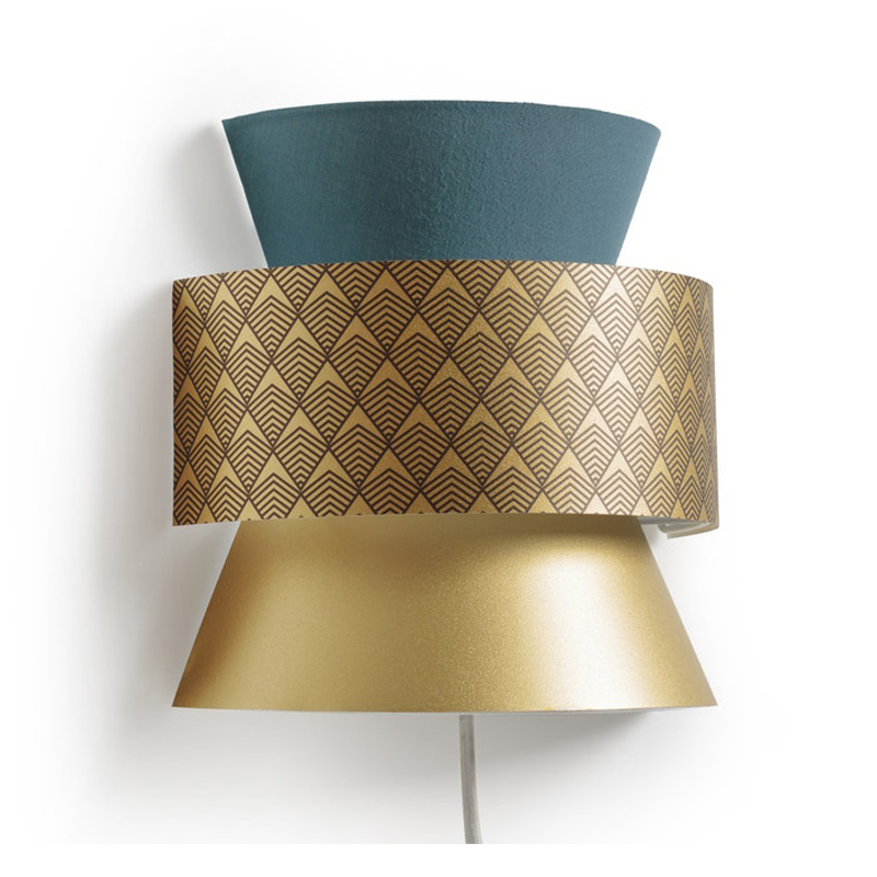 Бра Sconce Blue & Gold Синий Золотой в Уфе | Loft Concept 