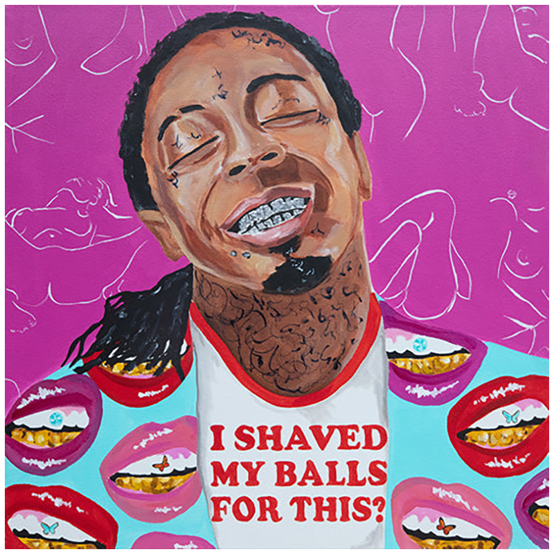 Картина Lil Wayne "I Shaved My Balls for This?" Мульти в Уфе | Loft Concept 