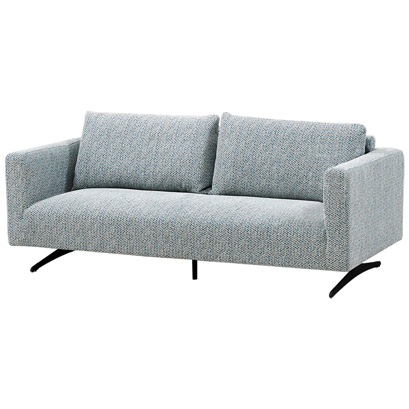 Диван Callie Blue Sofa Голубой Черный в Уфе | Loft Concept 