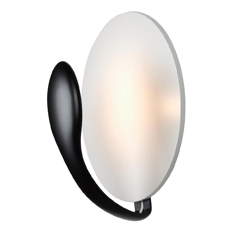 Бра Devi Black Spot Wall Lamp Белый Черный в Уфе | Loft Concept 