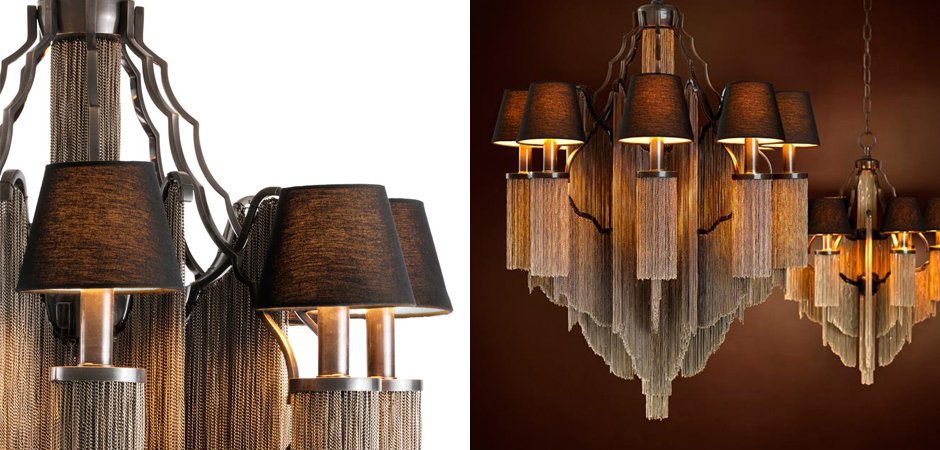 Люстра Eichholtz Chandelier Fringe L - Loft-Concept в Уфе