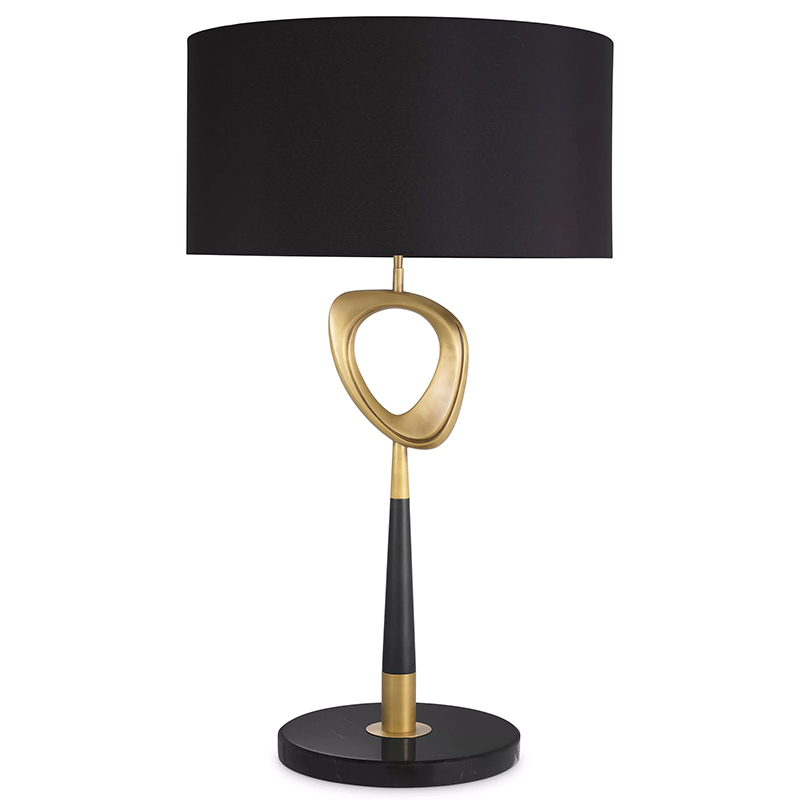 Настольная лампа Eichholtz Table Lamp Celine Латунь Черный в Уфе | Loft Concept 