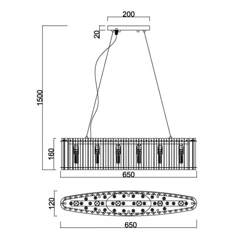 Люстра Board Chandelier в Уфе