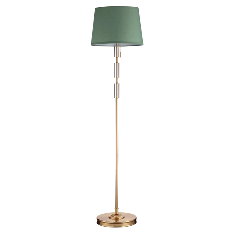 Торшер Ramona Green Floor lamp Бронза Зеленый в Уфе | Loft Concept 