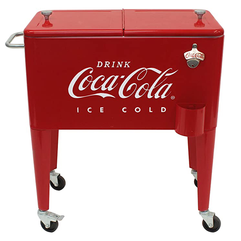 Куллер Retro Metal Coca-Cola Cooler Red Красный (Red) в Уфе | Loft Concept 