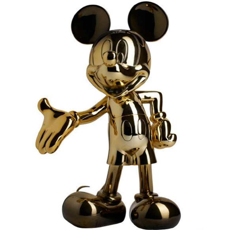 Статуэтка Mickey Mouse statuette gold Глянцевое золото Черный в Уфе | Loft Concept 