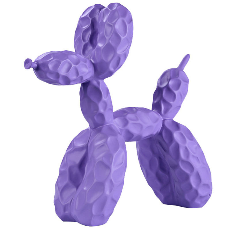 Статуэтка Jeff Koons Balloon Dog Crumpled Lilac Сиреневый в Уфе | Loft Concept 