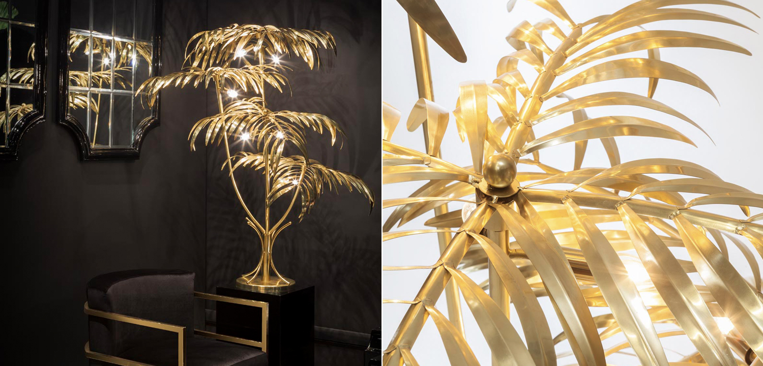 Торшер Golden Palm Floor Lamp - фото