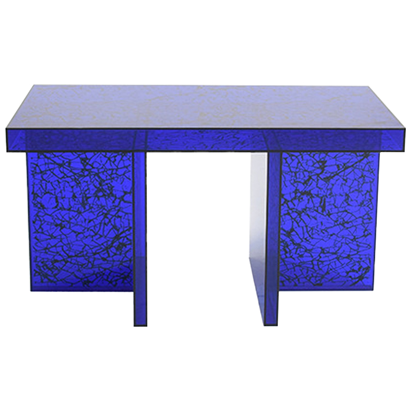 Кофейный стол Acrylic Blue Gerald Coffee Table Синий Черный в Уфе | Loft Concept 