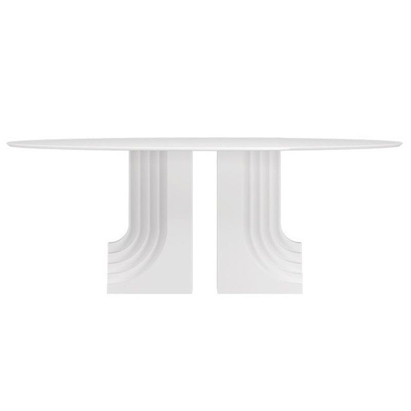 Обеденный стол Carlo Scarpa Oval Dining Table Белый в Уфе | Loft Concept 