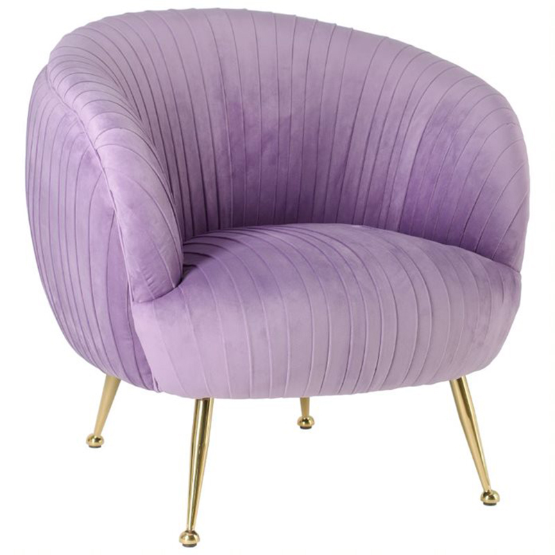 Кресло SOUFFLE CHAIR lilac Сиреневый матовое золото в Уфе | Loft Concept 