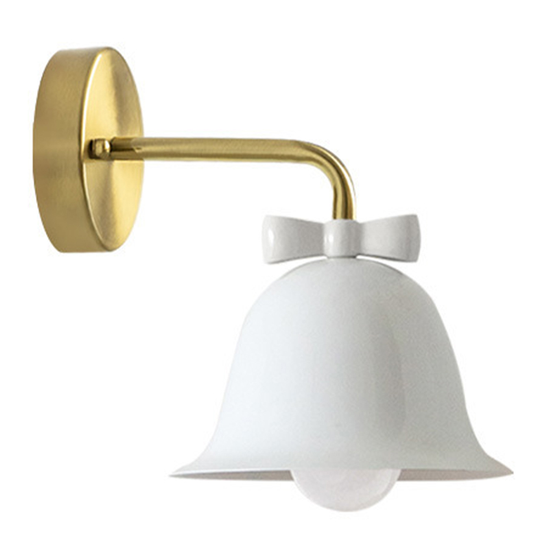 Бра Колокольчик Bell with Bow White Wall Lamp Белый Белый Красный Морская синь Золотой в Уфе | Loft Concept 