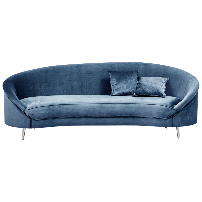 Диван Paulet Sofa blue Серый Хром в Уфе | Loft Concept 