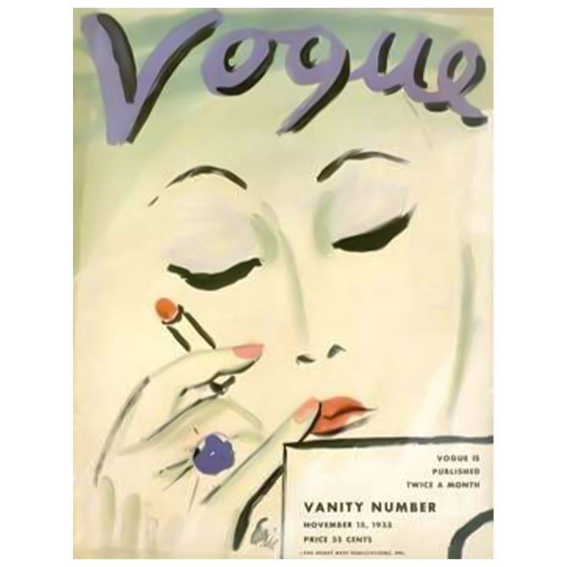 Постер Vogue Cover 1933 November  в Уфе | Loft Concept 