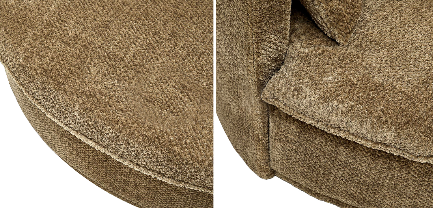 Кушетка круглая Endeavor Chair Коричневая - фото №1