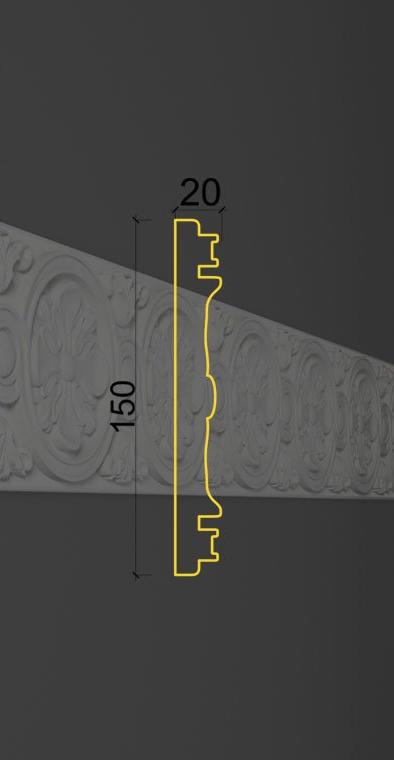 Молдинг с орнаментом MO-22 в Уфе