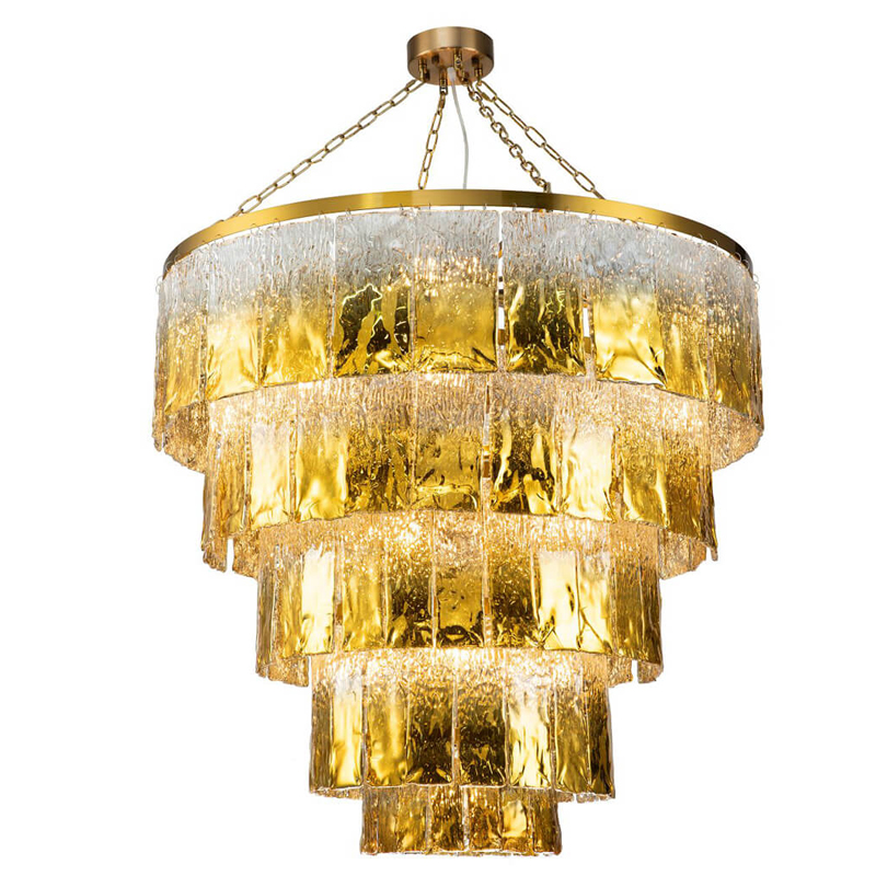 Люстра Golden Ombre Chandelier 100 Золотой в Уфе | Loft Concept 