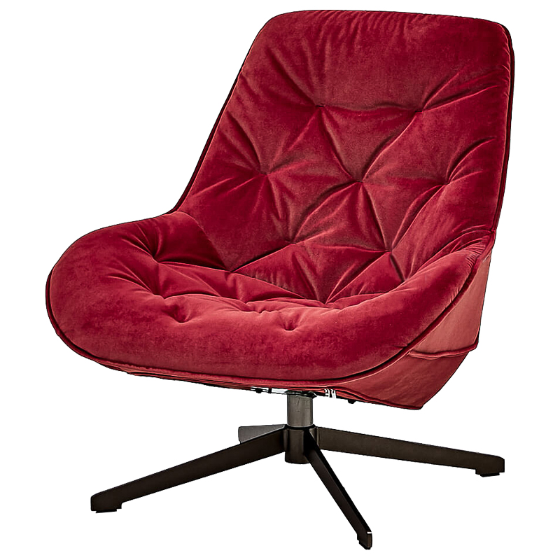 Кресло Vetsera Chair Красный (Red) Черный в Уфе | Loft Concept 