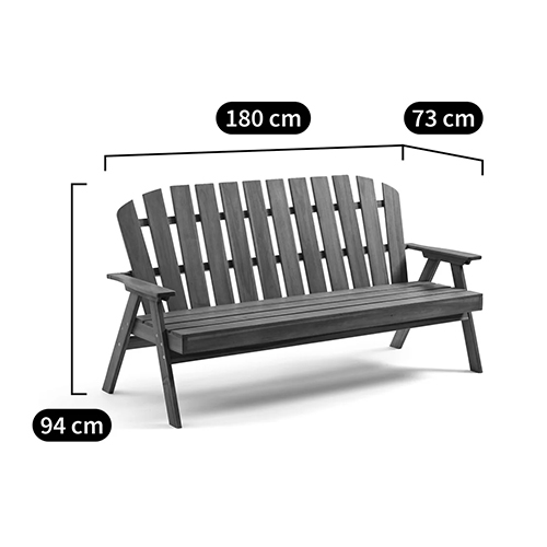 Садовая скамья из массива акации Ruth Wooden Bench в Уфе