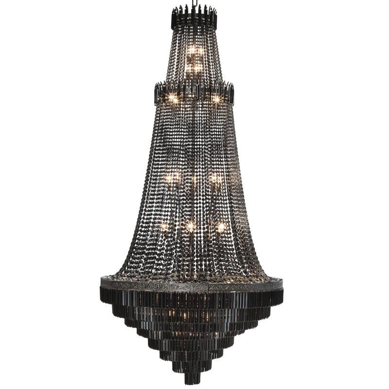 Люстра ABHIKA LAMP EMPIRE BRONZE Черный Темная бронза в Уфе | Loft Concept 