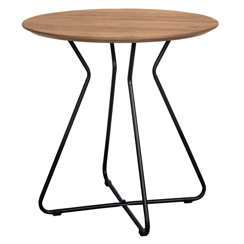 Приставной стол Matron Table round Черный Орех в Уфе | Loft Concept 