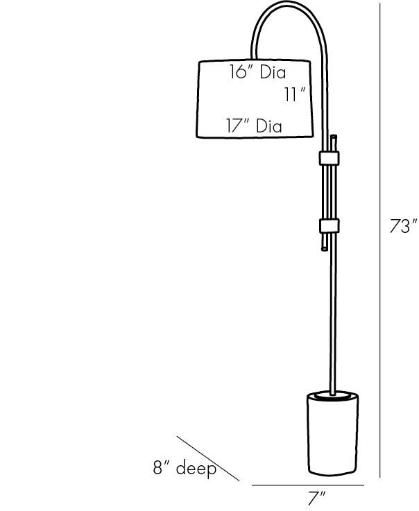 Торшер Arteriors ILY FLOOR LAMP в Уфе