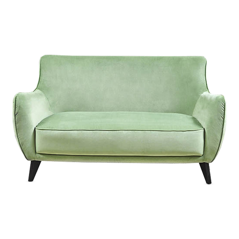 Диван Mint Softness Sofa Зеленый шалфей Черный в Уфе | Loft Concept 