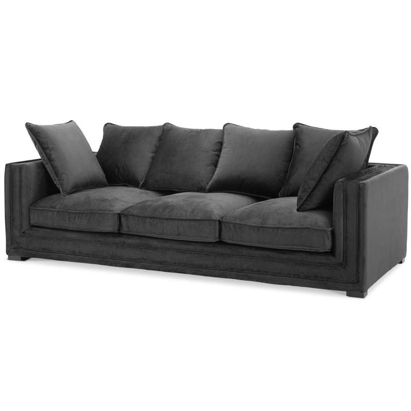 Диван Eichholtz Sofa Menorca black Черный в Уфе | Loft Concept 