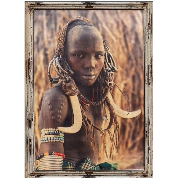 Постер Jovem Mursi  Omo Valley Ethiopia  в Уфе | Loft Concept 