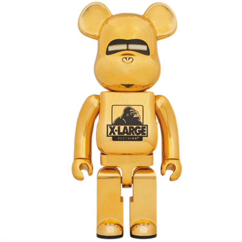 Статуэтка Bearbrick Gold X-Large Золотой Черный в Уфе | Loft Concept 