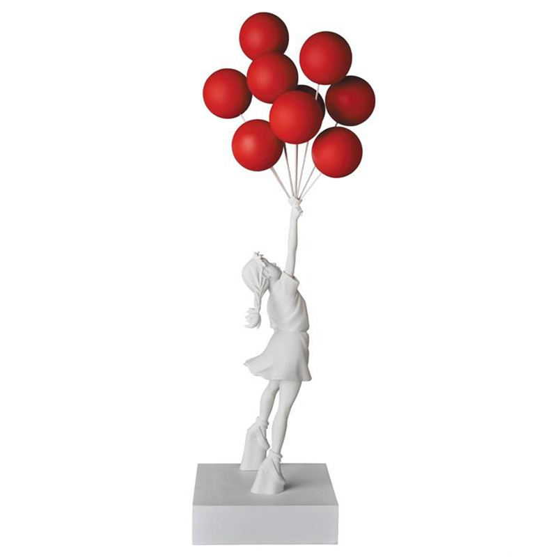 Статуэтка Flying Balloons Girl white and red Белый Красный в Уфе | Loft Concept 