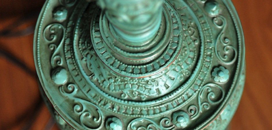 Настольная лампа Восточная медь - фото №1