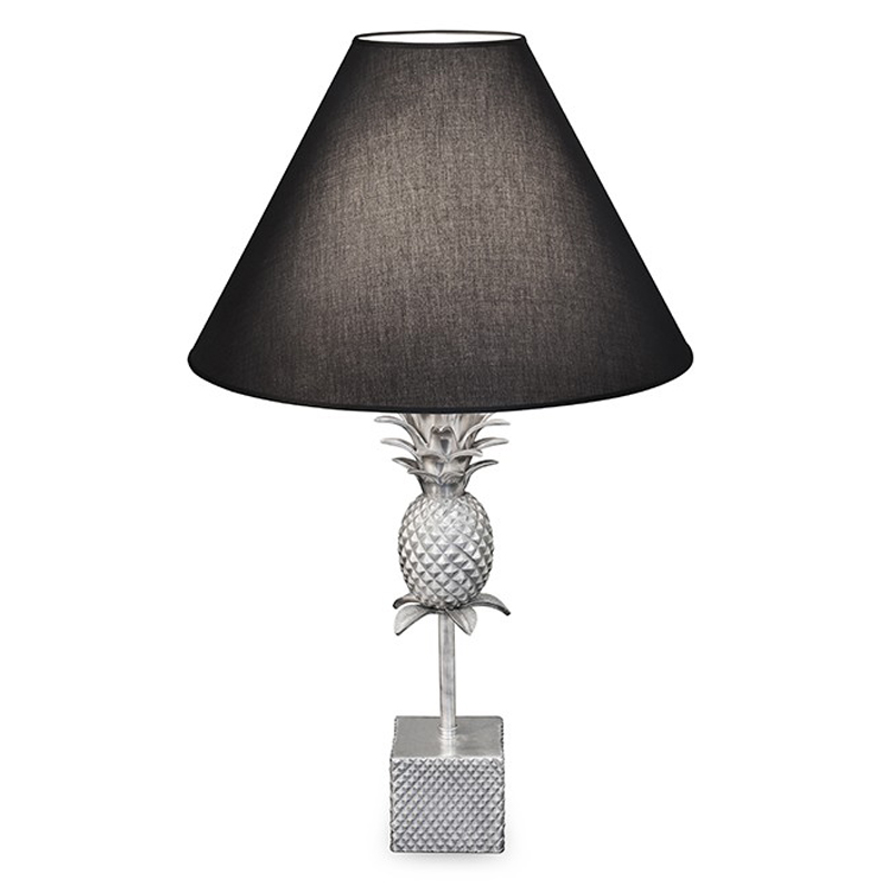 Настольная лампа LAMPTABLE PINEAPPLE CONE black Черный Серебряный в Уфе | Loft Concept 