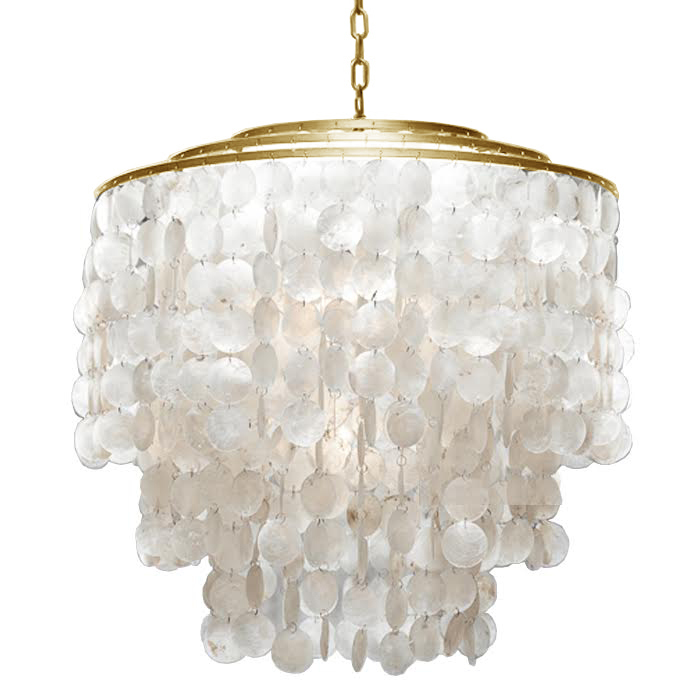 Люстра SHELL Chandelier 65 Золото Белый Золотой Люстра SHELL Chandelier 65 Золото Белый Золотой в Уфе | Loft Concept