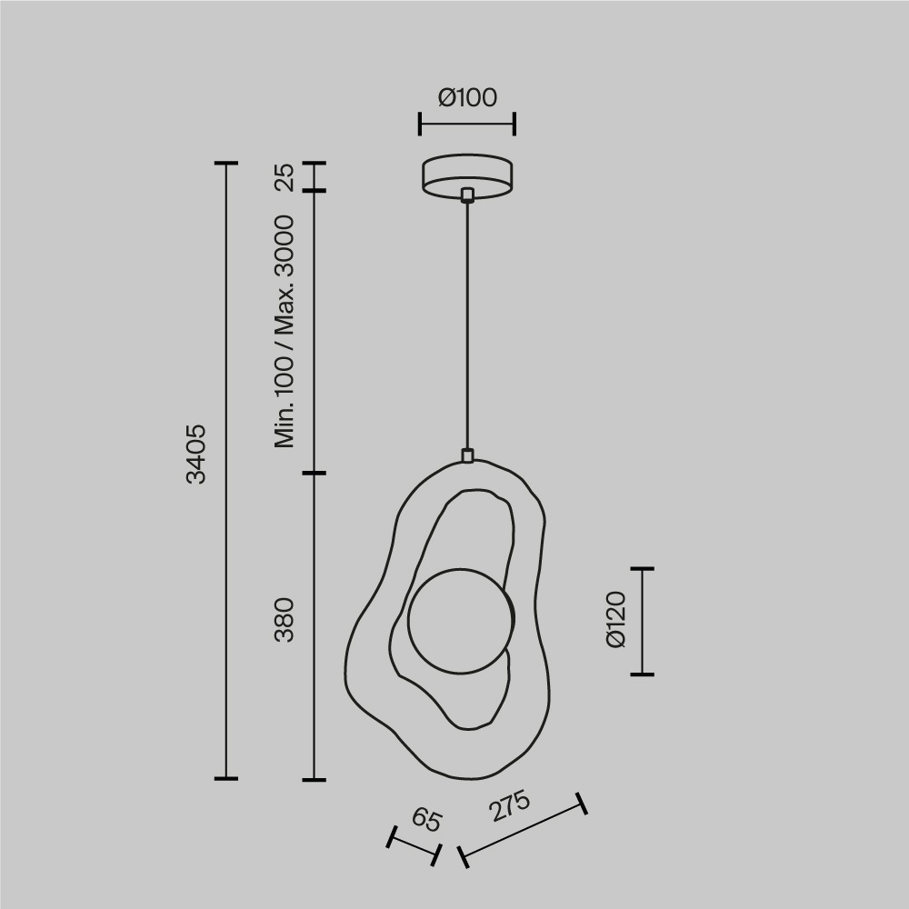 Подвесной светильник Opus в Уфе