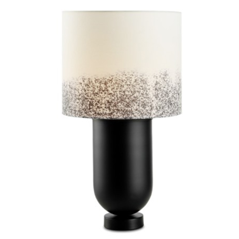 Настольная лампа Adeline Black Table Lamp Черный Белый в Уфе | Loft Concept 