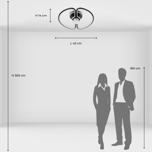 Потолочный светильник черного цвета круглой формы Luke Lampco Tracer Lamp в Уфе