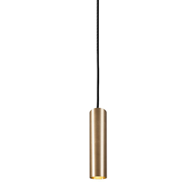 Подвесной светильник Luis Trumpet Tube Brass Lamp 25 Латунь в Уфе | Loft Concept 