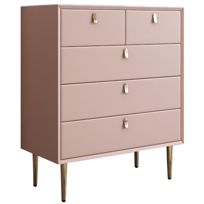 Комод Olson Leather Chest of Drawers 80 Белый Оранжевый Синий Бежевый Светло-серый Розовый в Уфе | Loft Concept 