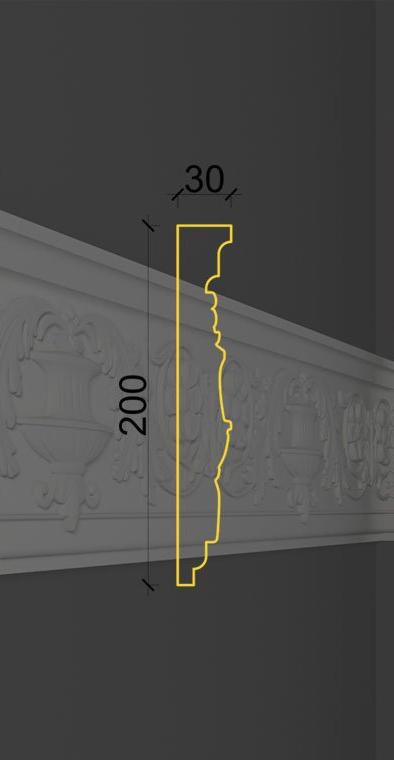 Молдинг с орнаментом MO-06 в Уфе