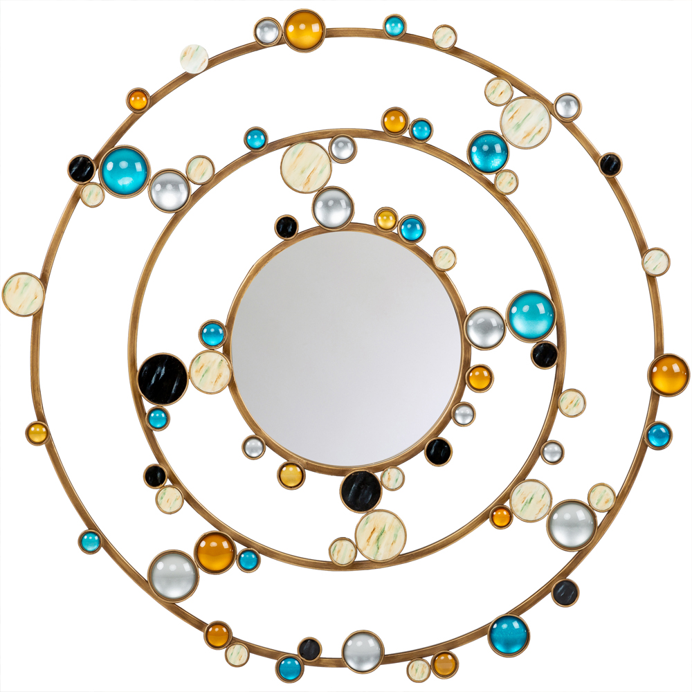 Зеркало Round Inserts Mirror - фото №4