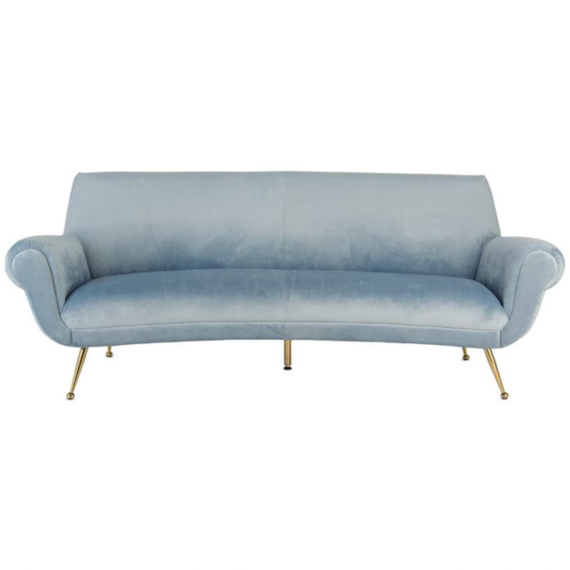 Диван Gigi Radice Lounge Sofa light blue Серо-голубой в Уфе | Loft Concept 