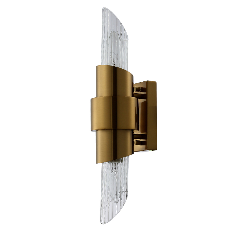Бра с прозрачным плафоном цилиндрической формы Luxxu Modern Design Бронза Хром Прозрачное Стекло Бра с прозрачным плафоном цилиндрической формы Luxxu Modern Design Бронза Хром Прозрачное Стекло в Уфе | Loft Concept