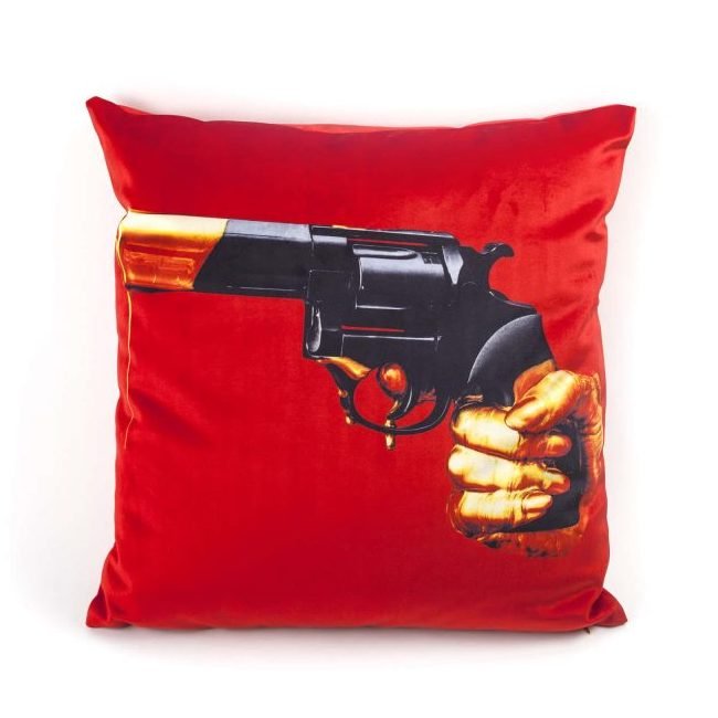 Подушка Seletti Cushion  Revolver Toiletpaper Красный в Уфе | Loft Concept 