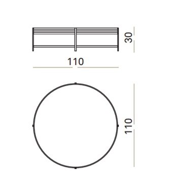 Столик Ula Round coffee table ULA002 в Уфе