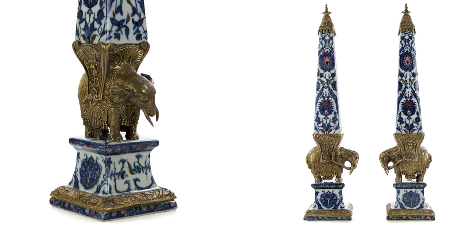 Статуэтка Painted Obelisk Elephant Статуэтка Painted Obelisk Elephant - Loft-Concept в Уфе