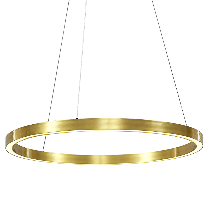 Люстра Ring Gold Horizontal Chandelier Золотой в Уфе | Loft Concept 