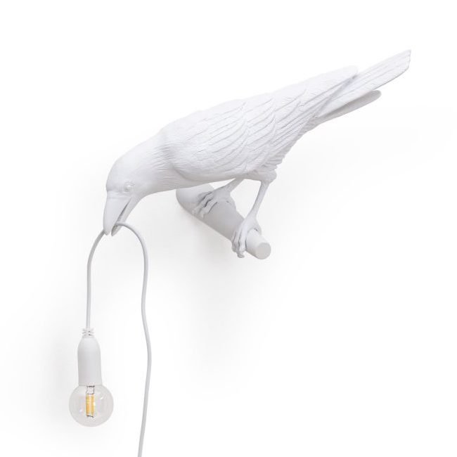 Бра Seletti Bird Lamp White Looking Белый Бра Seletti Bird Lamp White Looking Белый в Уфе | Loft Concept