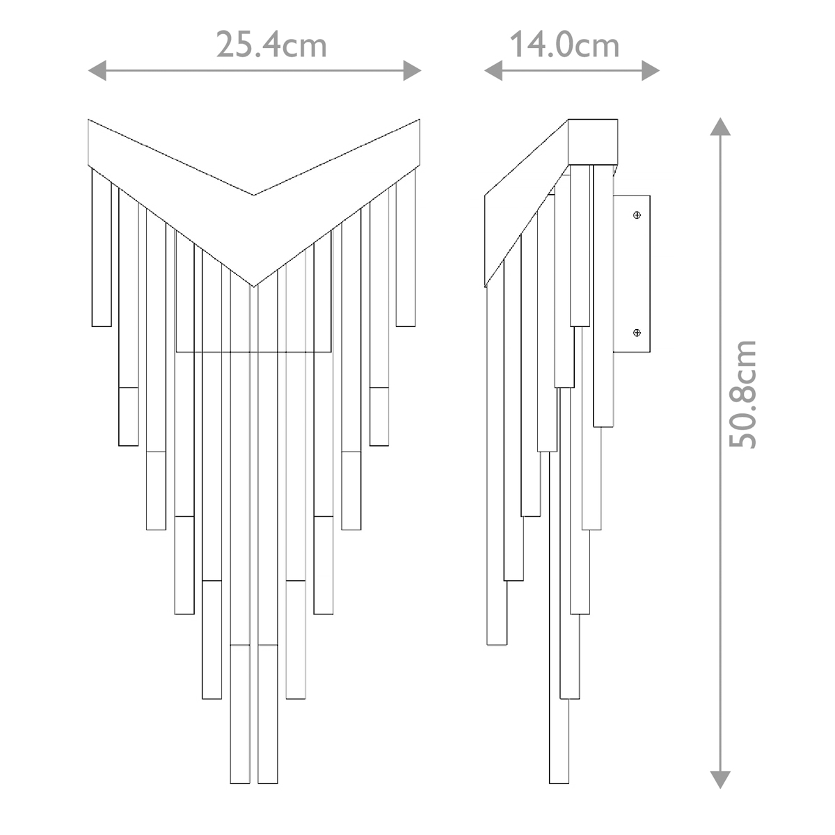 Бра с длинными прозрачными трубками Eurofase в Уфе